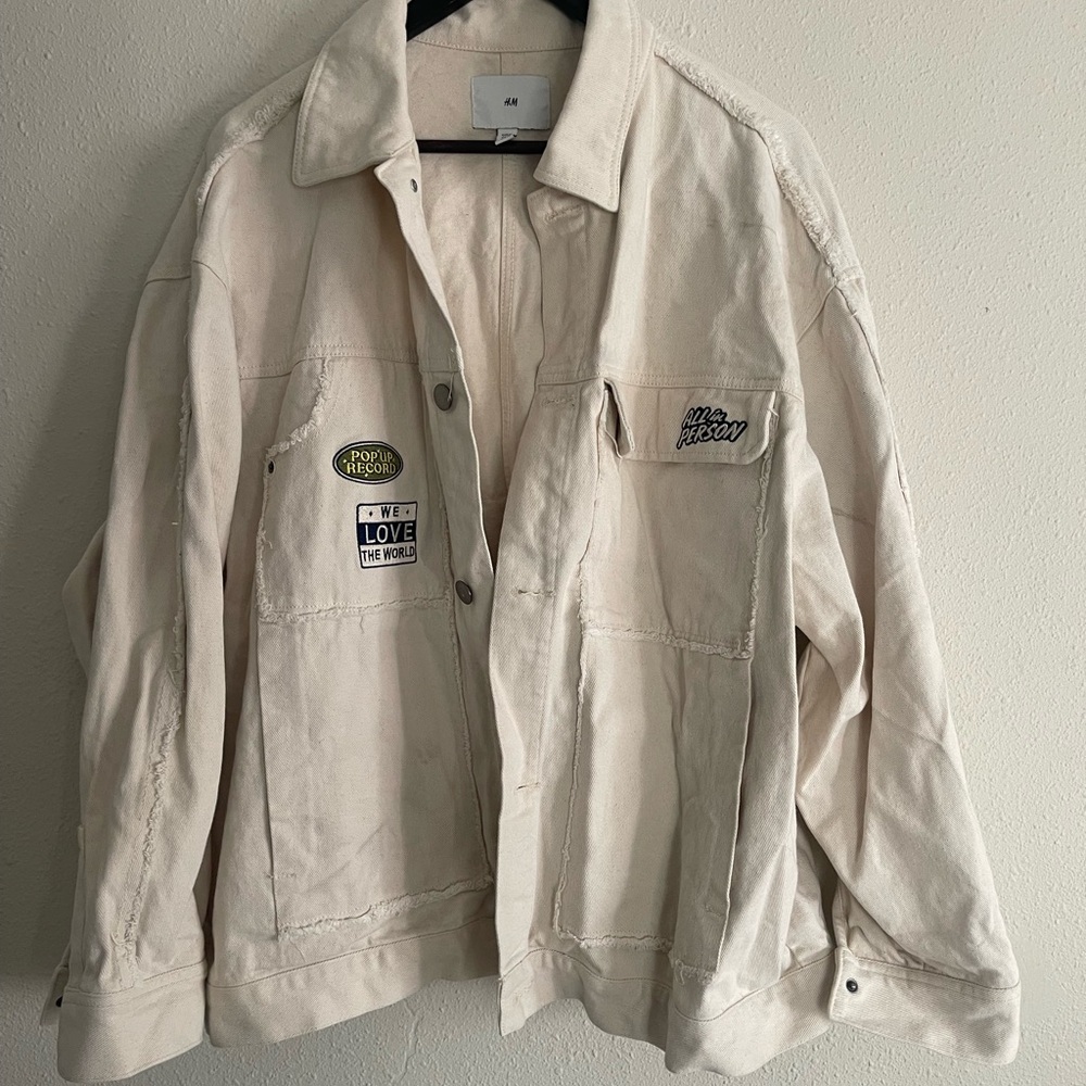 Men's Beige Casual Jacket